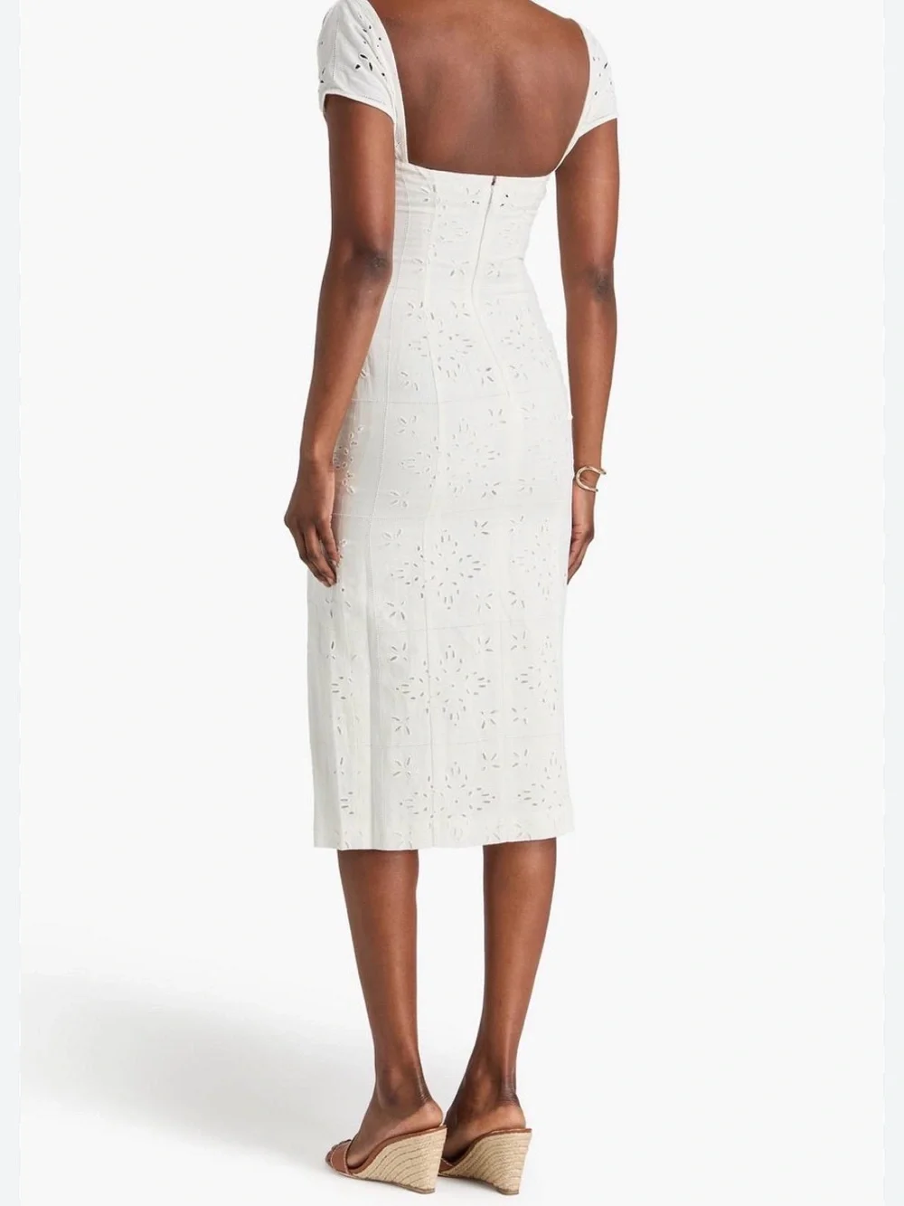 Jacquemus White Broderie Anglaise Linen-blend - Picture 2 of 6